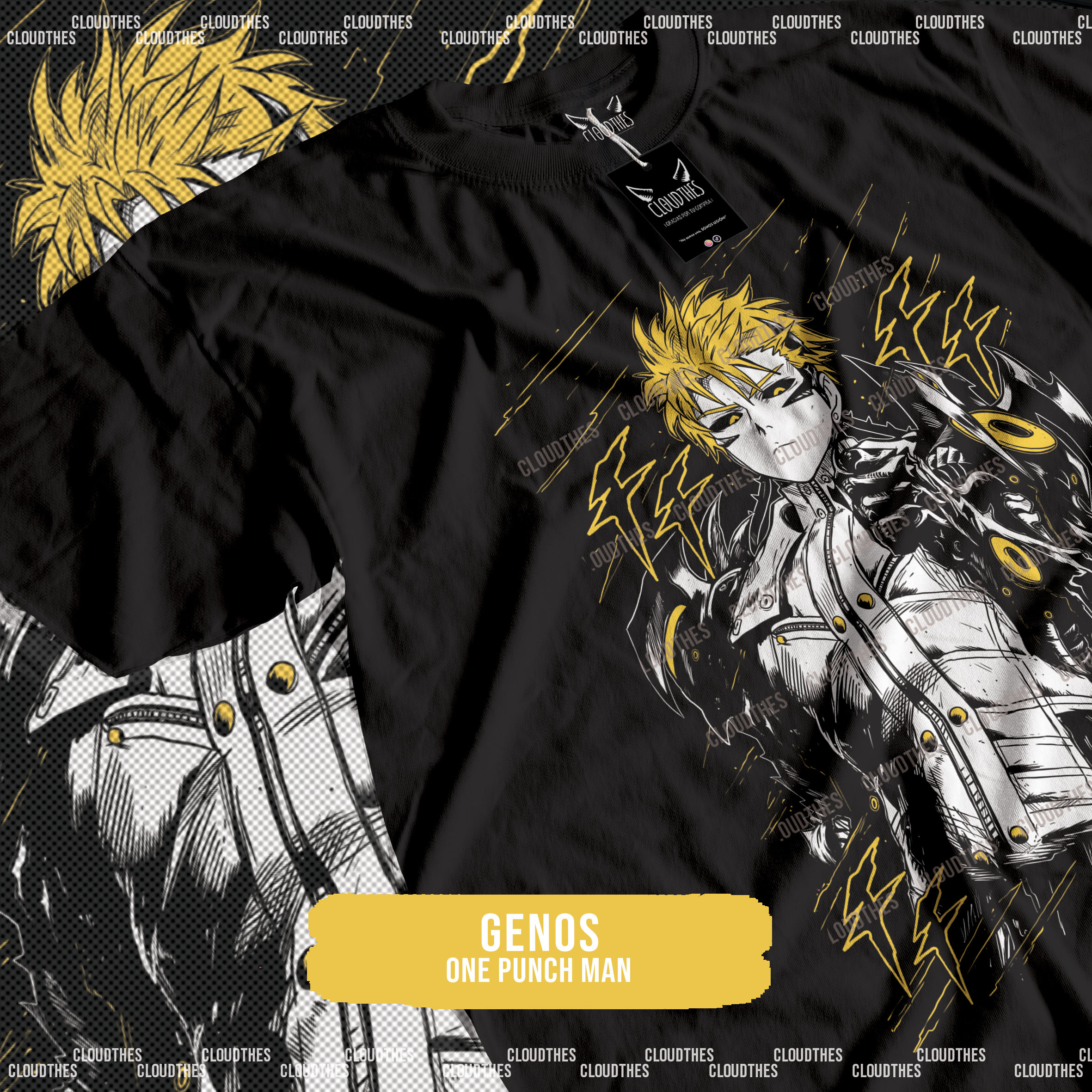 ☁️ ONE PUNCH MAN | GENOS - ALGODÓN