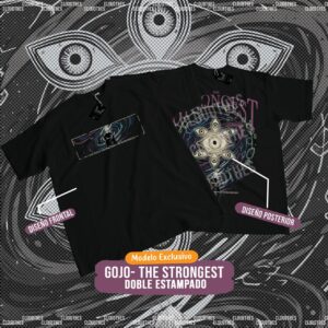 🔥 JUJUTSU KAISEN | GOJO THE STRONGEST DOBLE ESTAMPADO - ALGODÓN
