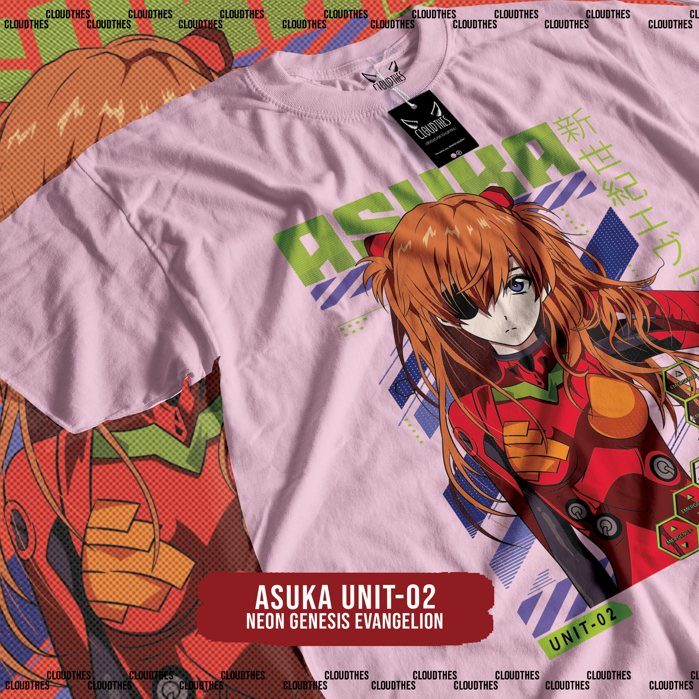 ☁️ NEON GENESIS EVANGELION | ASUKA UNIT-02 - ALGODÓN - Image 2