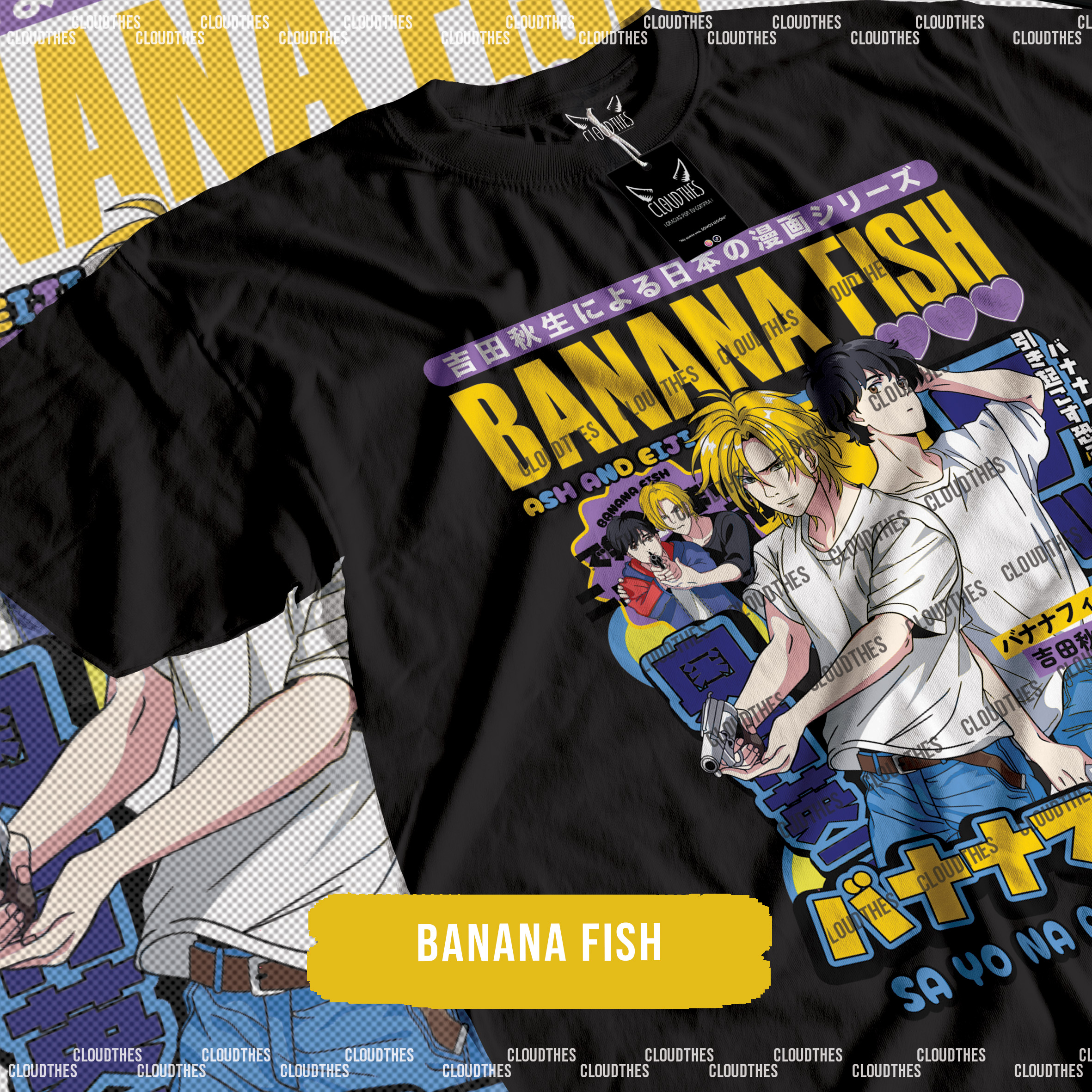 ☁️ BANANA FISH | BANANA FISH - ALGODÓN
