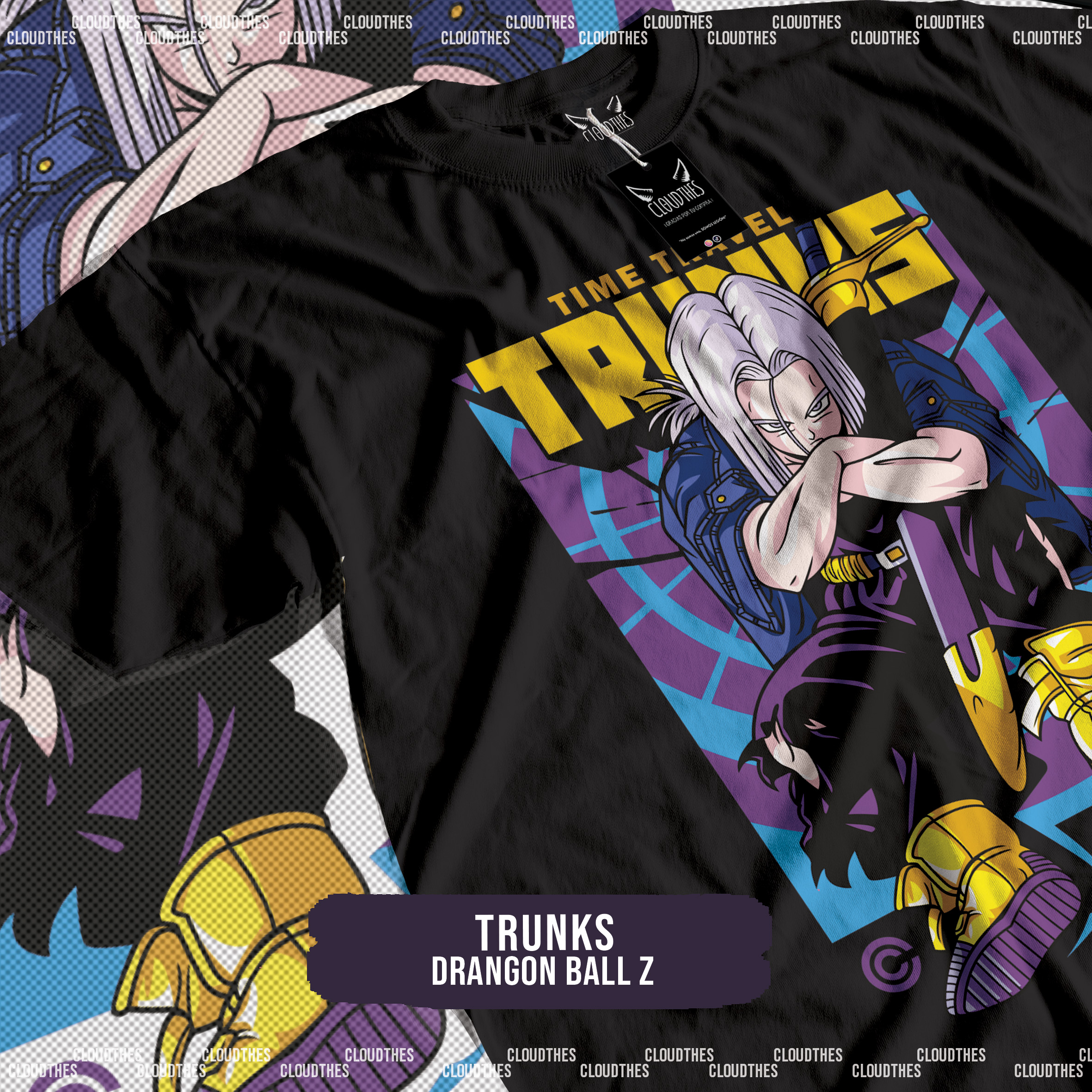 ☁️ DRAGON BALL Z | TRUNKS - ALGODÓN