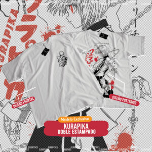 💥 Hunter × Hunter | | KURAPIKA DOBLE ESTAMPADO  - ALGODÓN