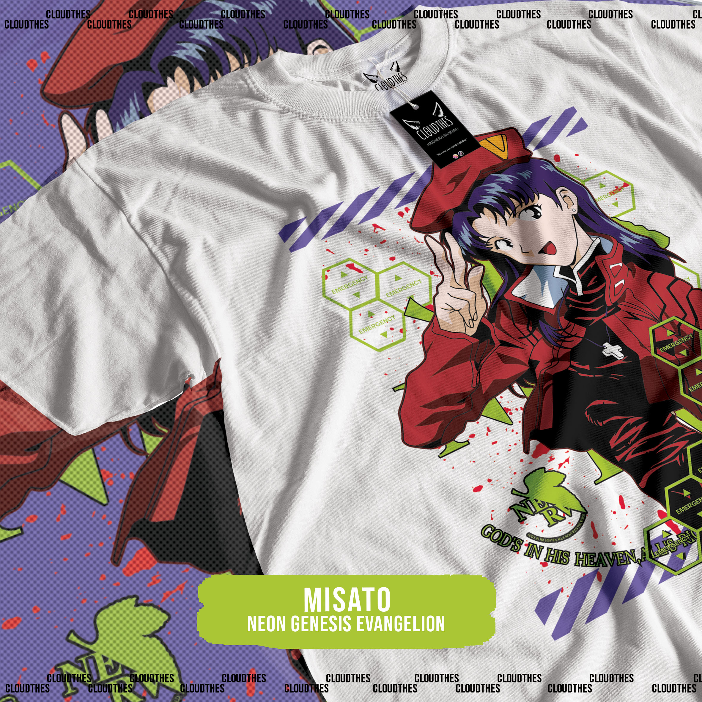 ☁️ NEON GENESIS EVANGELION | MISATO - ALGODÓN - Image 4