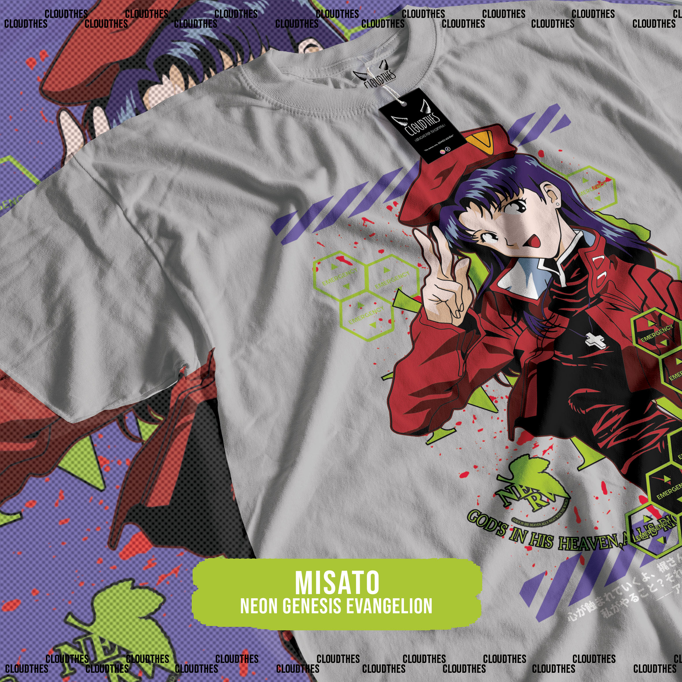 ☁️ NEON GENESIS EVANGELION | MISATO - ALGODÓN - Image 5