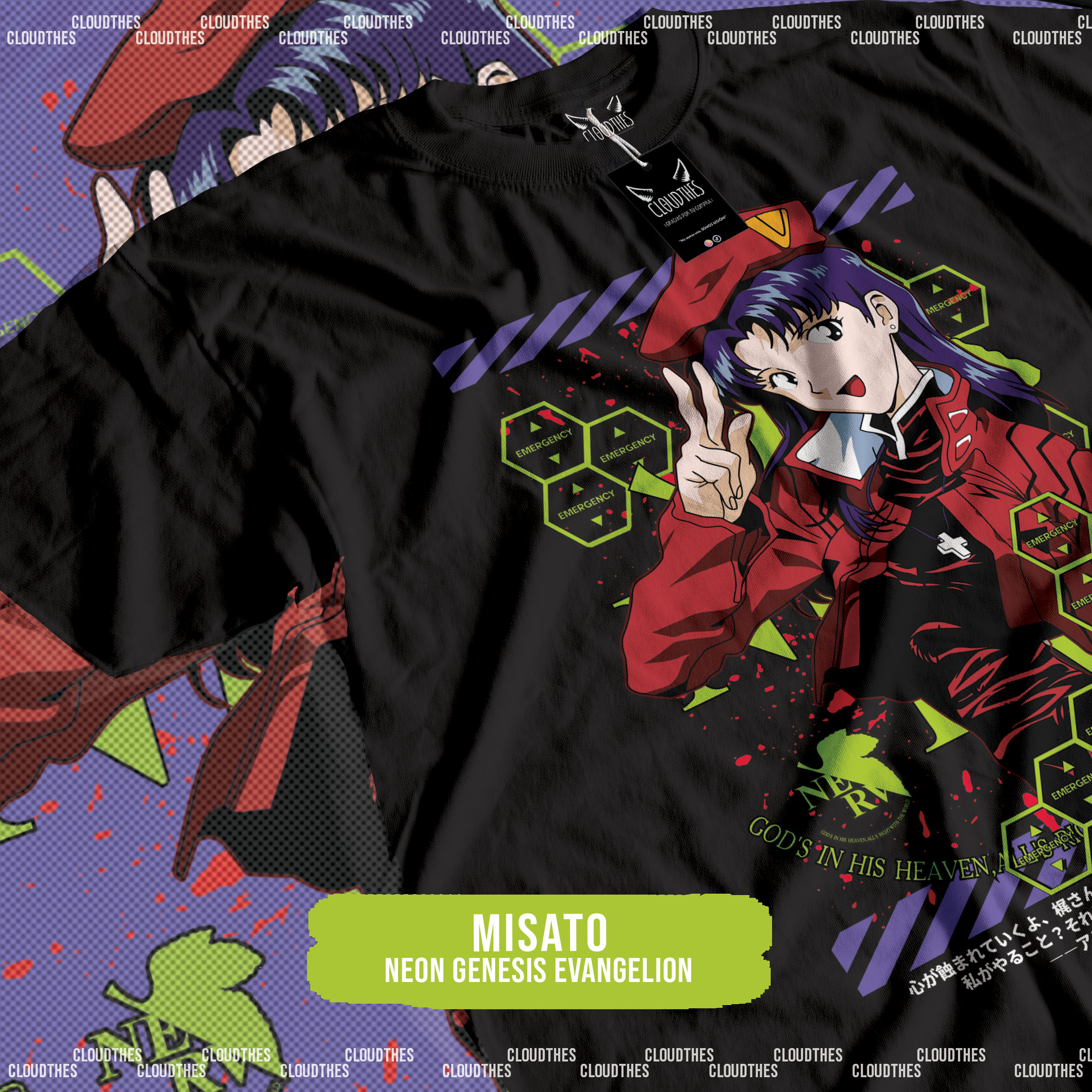 ☁️ NEON GENESIS EVANGELION | MISATO - ALGODÓN