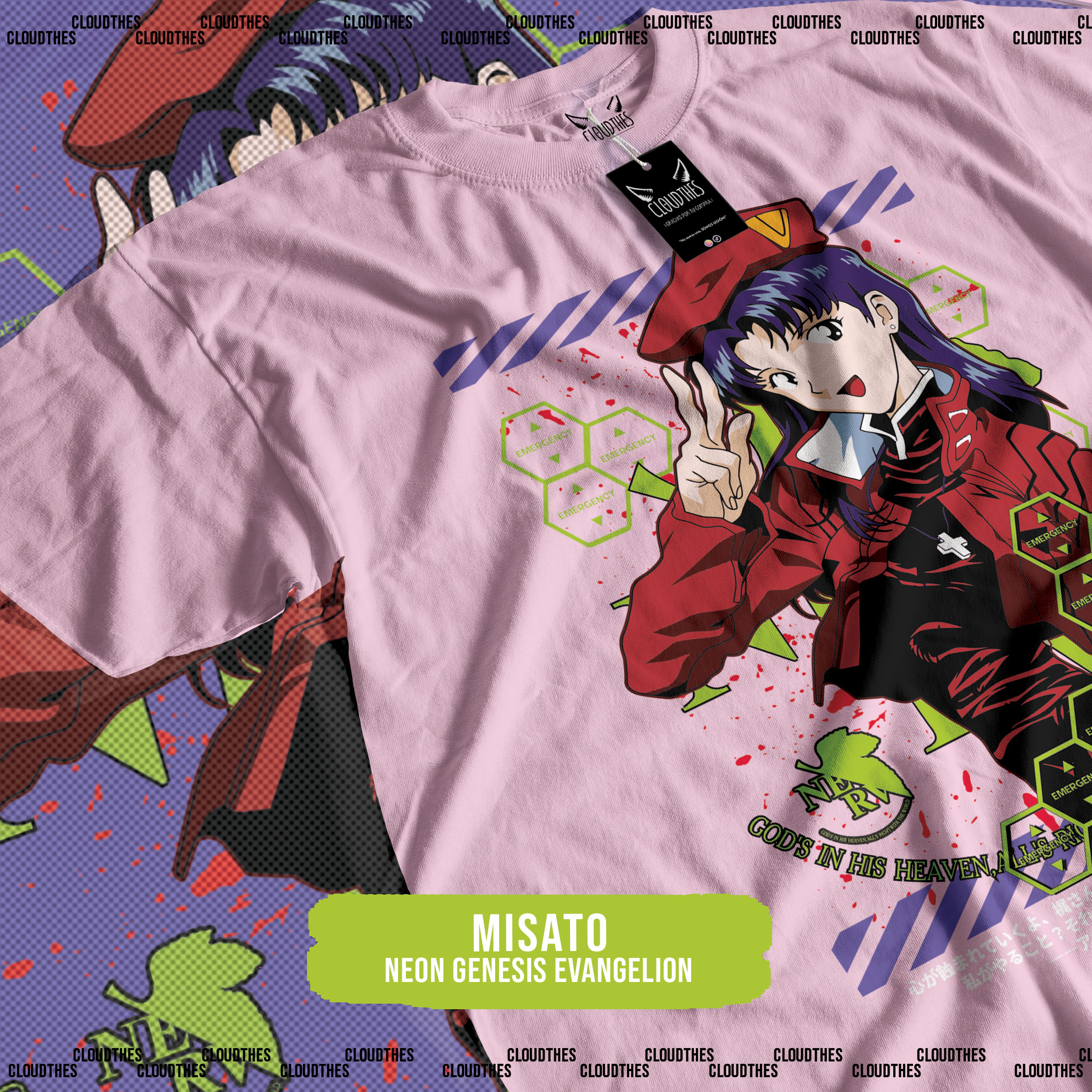 ☁️ NEON GENESIS EVANGELION | MISATO - ALGODÓN - Image 3