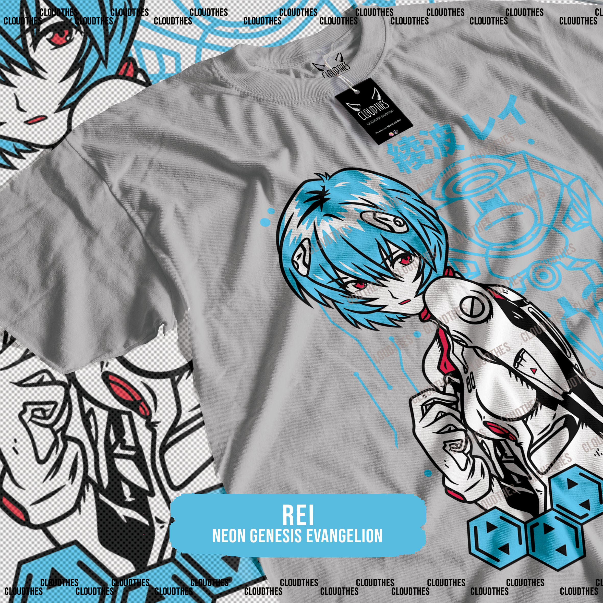 ☁️ NEON GENESIS EVANGELION | REI - ALGODÓN - Image 5