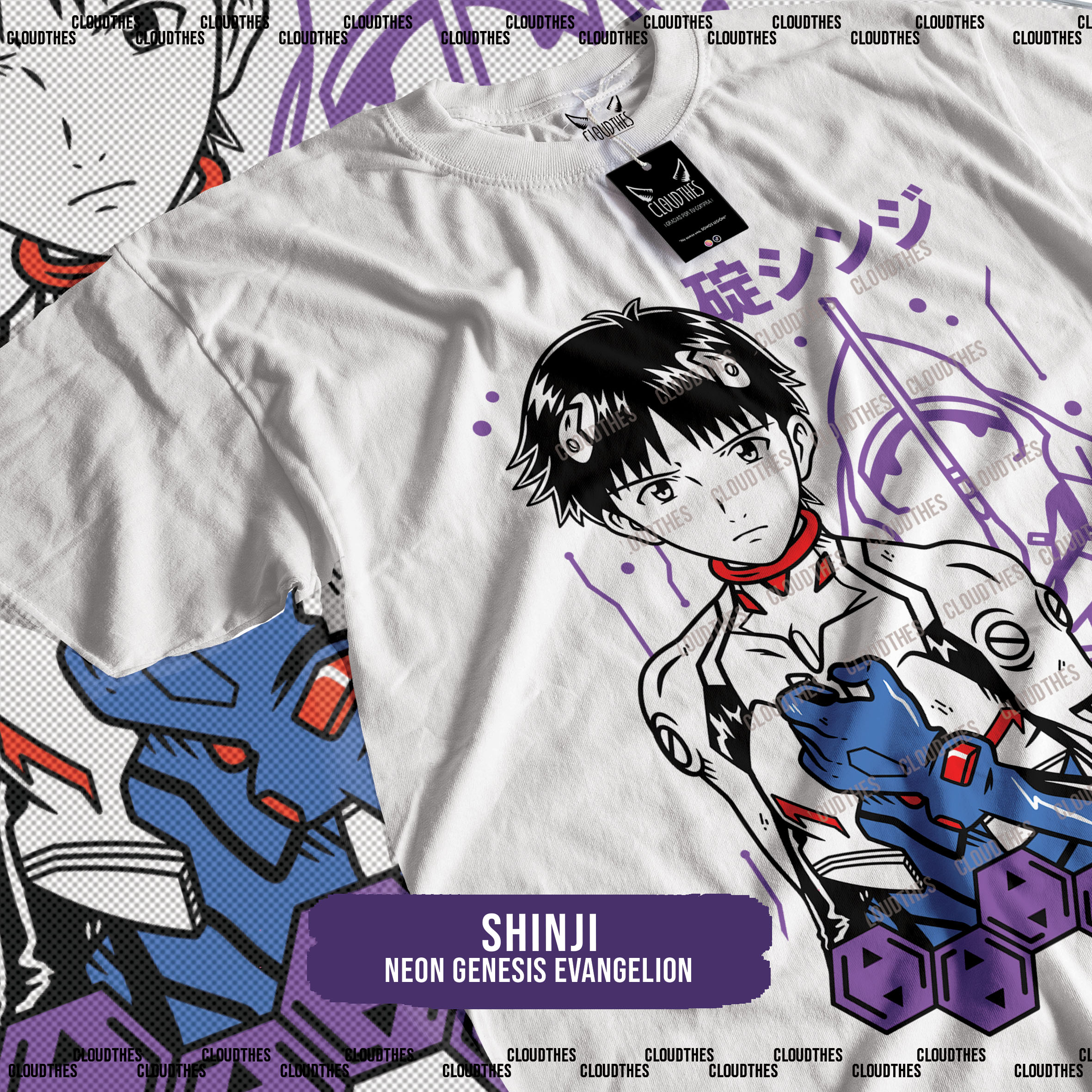 ☁️ NEON GENESIS EVANGELION | SHINJI - ALGODÓN - Image 5