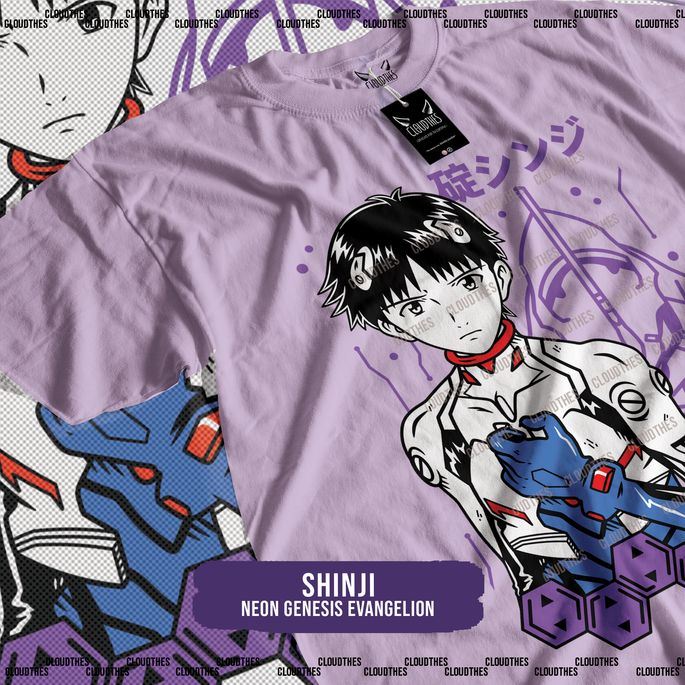 ☁️ NEON GENESIS EVANGELION | SHINJI - ALGODÓN - Image 3