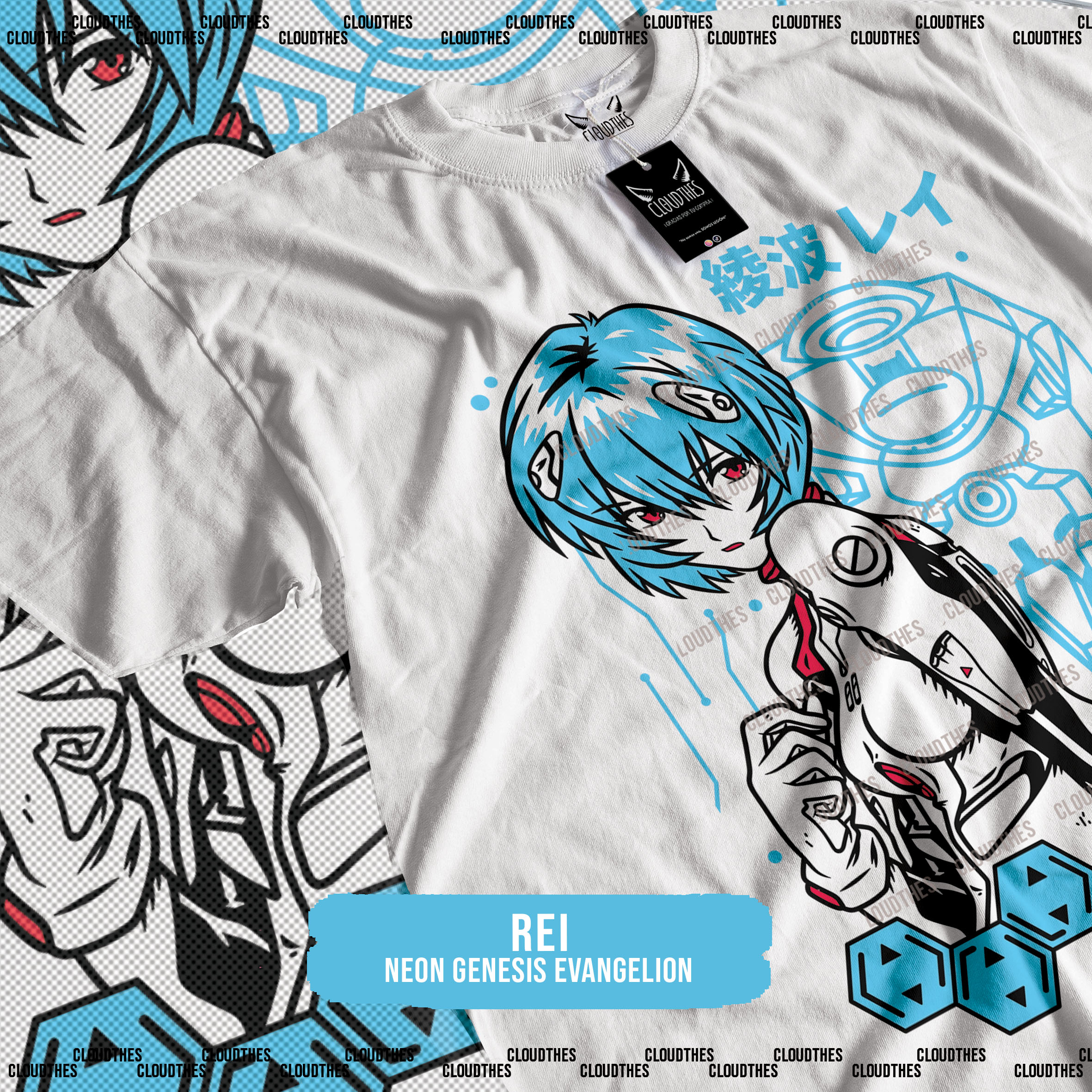 ☁️ NEON GENESIS EVANGELION | REI - ALGODÓN - Image 6