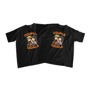☁️ NARUTO | PROMO 2 T-SHIRT COUPLE GOALS NARUTO x HINATA  – ALGODÓN