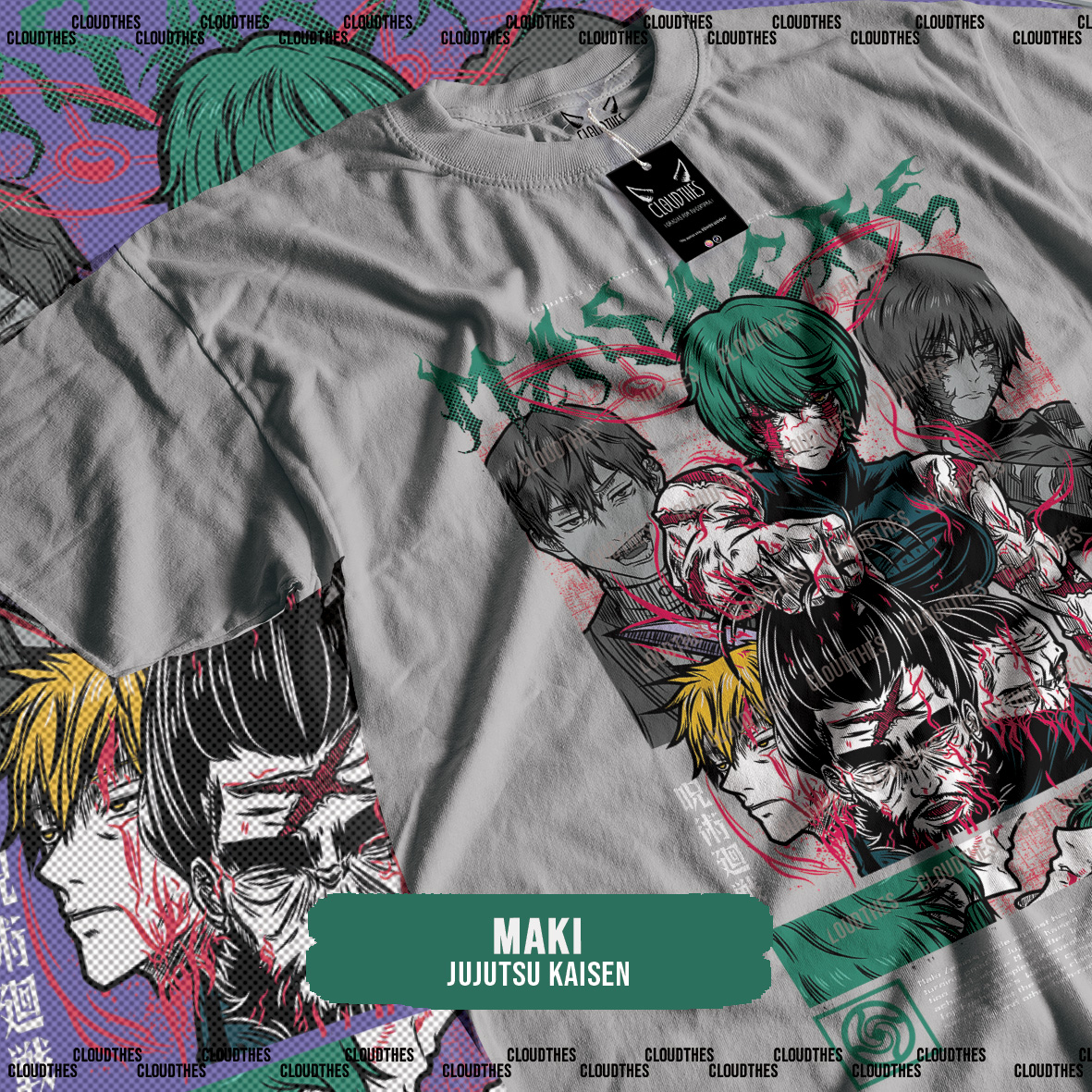 ☁️ JUJUTSU KAISEN | MAKI - ALGODÓN - Image 4