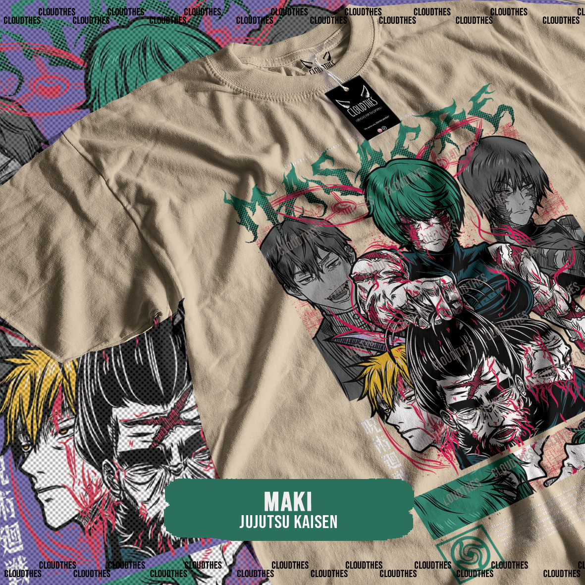 ☁️ JUJUTSU KAISEN | MAKI - ALGODÓN - Image 3