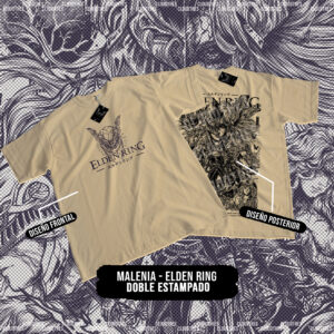 🔥 ELDEN RING | ELDEN RING 2 MALENIA DOBLE ESTAMPADO 2 - ALGODÓN