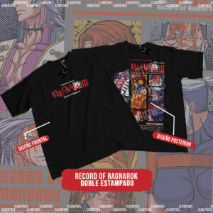 🔥 SHUUMATSU NO VALKYRIE | RECORD OF RAGNAROK DOBLE ESTAMPADO - ALGODÓN