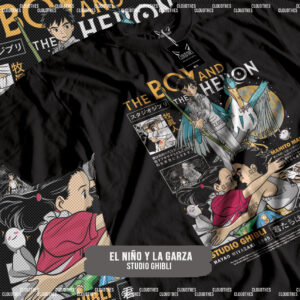 ☁️ STUDIO GHIBLI | EL NIÑO Y LA GARZA - ALGODÓN