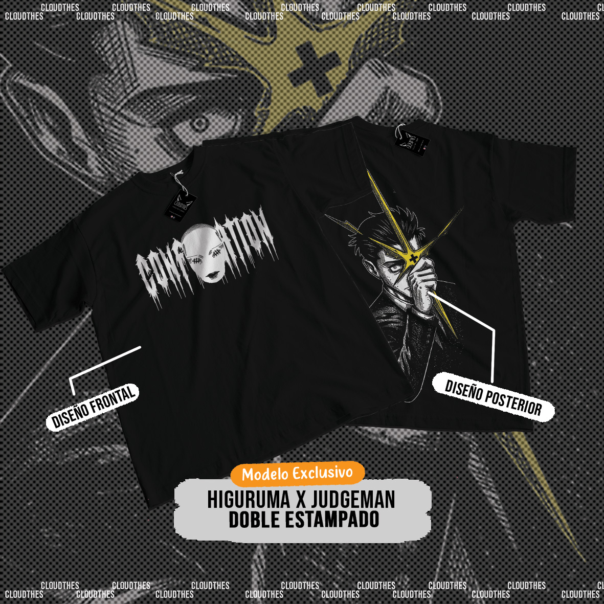 🔥 JUJUTSU KAISEN | HIGURUMA x JUDGEMAN EDICION ESPECIAL - ALGODÓN