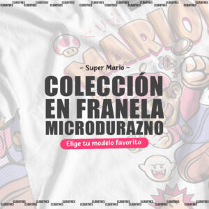 ⭐  SUPER MARIO | COLECCION FRANELA MICRODURAZNO