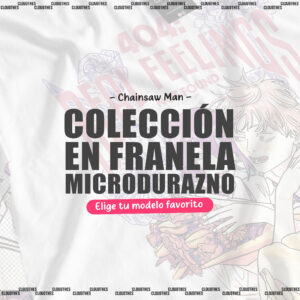 ⭐  CHAINSAW MAN | COLECCION FRANELA MICRODURAZNO