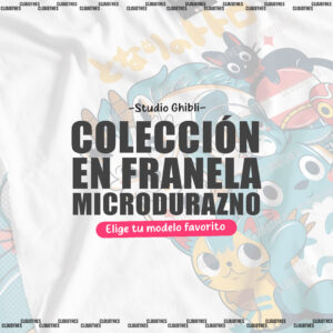 ⭐  STUDIO GHIBLI | COLECCION FRANELA MICRODURAZNO