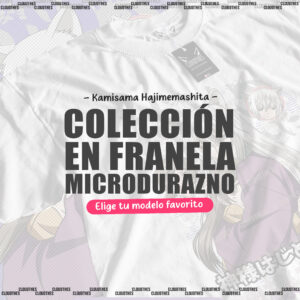 ⭐  KAMISAMA HAJIMEMASHITA | COLECCION FRANELA MICRODURAZNO