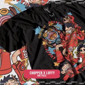 ☁️ ONE PIECE | CHOPPER X LUFFY - ALGODÓN