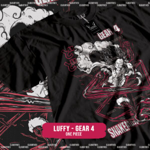 ☁️ ONE PIECE | LUFFY GEAR 4 - ALGODÓN
