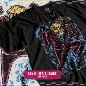 ☁️ ONE PIECE | SANJI IFRIT JAMBE - ALGODÓN