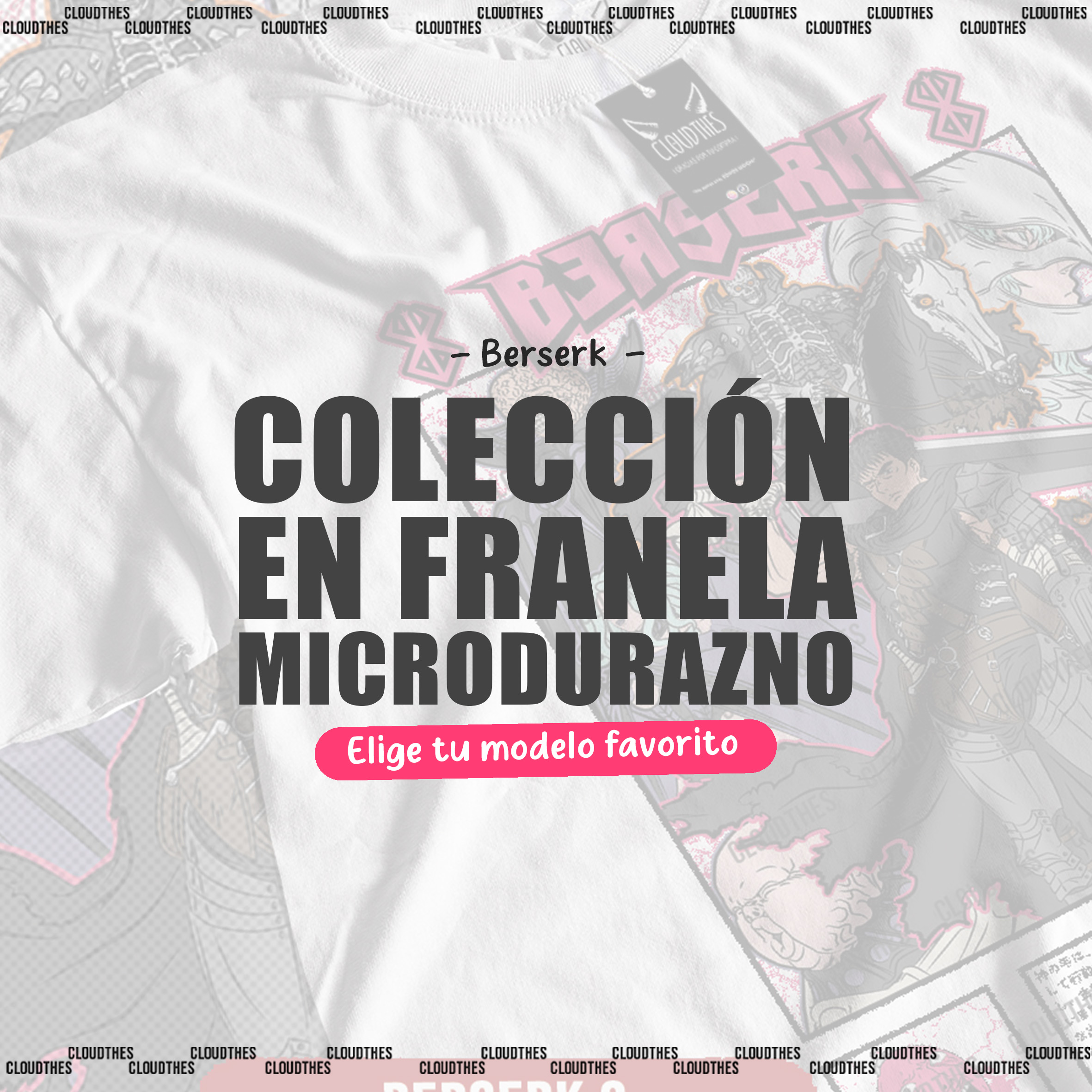 ⭐ BERSERK - COLECCION FRANELA MICRODURAZNO