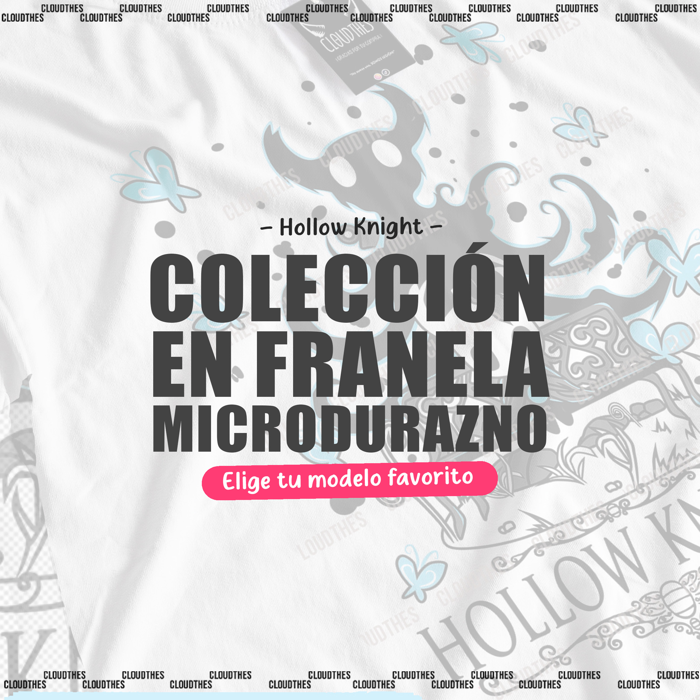 ⭐ HOLLOW KNIGHT - COLECCION FRANELA MICRODURAZNO