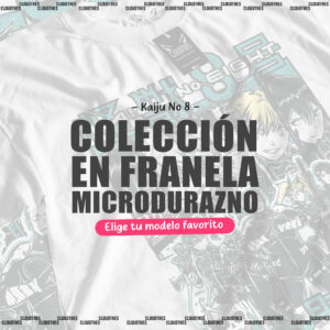 ⭐  KAIJU No 8 - COLECCION FRANELA MICRODURAZNO