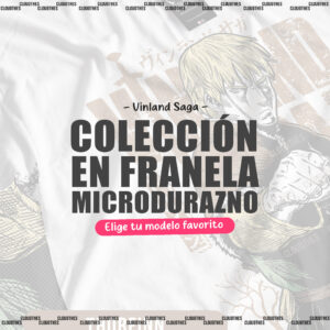 ⭐  VINLAND SAGA - COLECCION FRANELA MICRODURAZNO