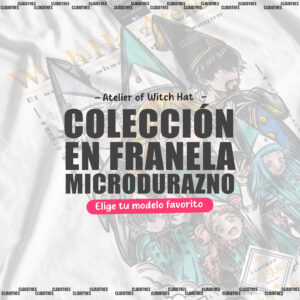 ⭐  ATELIER OF WITCH HAT - COLECCION FRANELA MICRODURAZNO