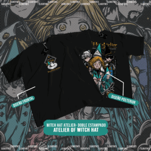🔥 ATELIER OF WITCH HAT | WITCH HAT ATELIER DOBLE ESTAMPADO - ALGODÓN