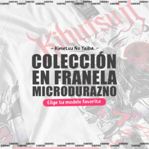⭐  DEMON SLAYER : KIMETSU NO YAIBA - COLECCION FRANELA MICRODURAZNO