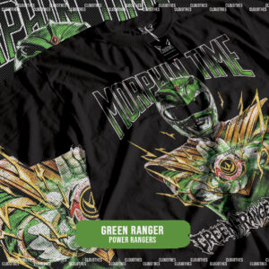 ☁️ POWER RANGERS | GREEN RANGER - ALGODÓN