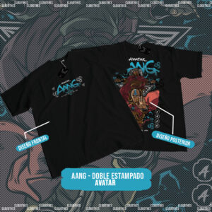 🔥 AVATAR | AANG DOBLE ESTAMPADO - ALGODÓN