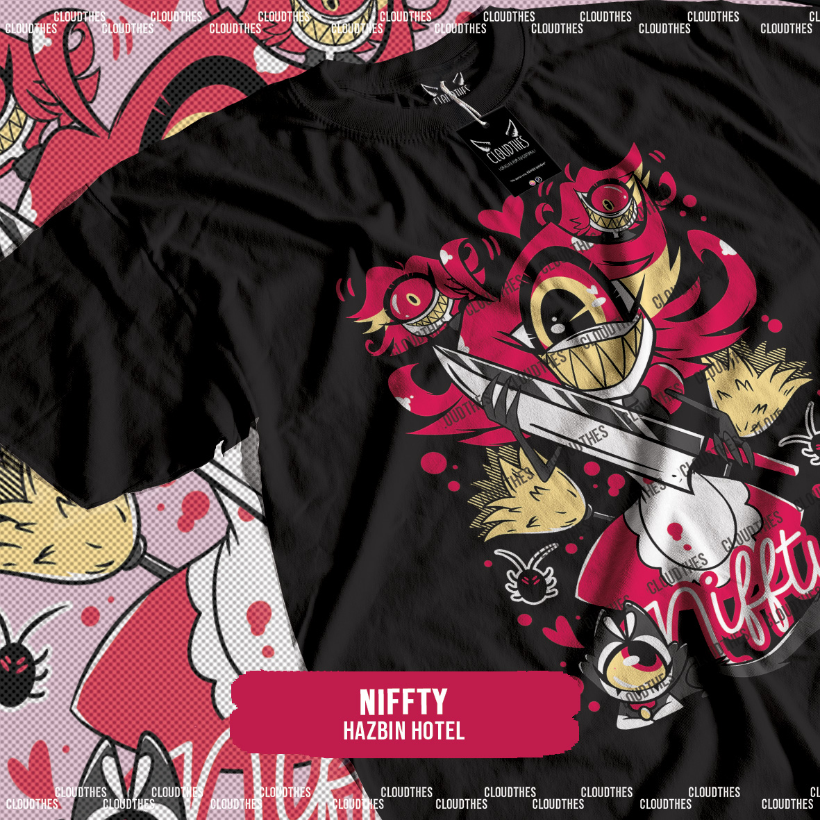 ☁️ HAZBIN HOTEL | NIFFTY - ALGODÓN