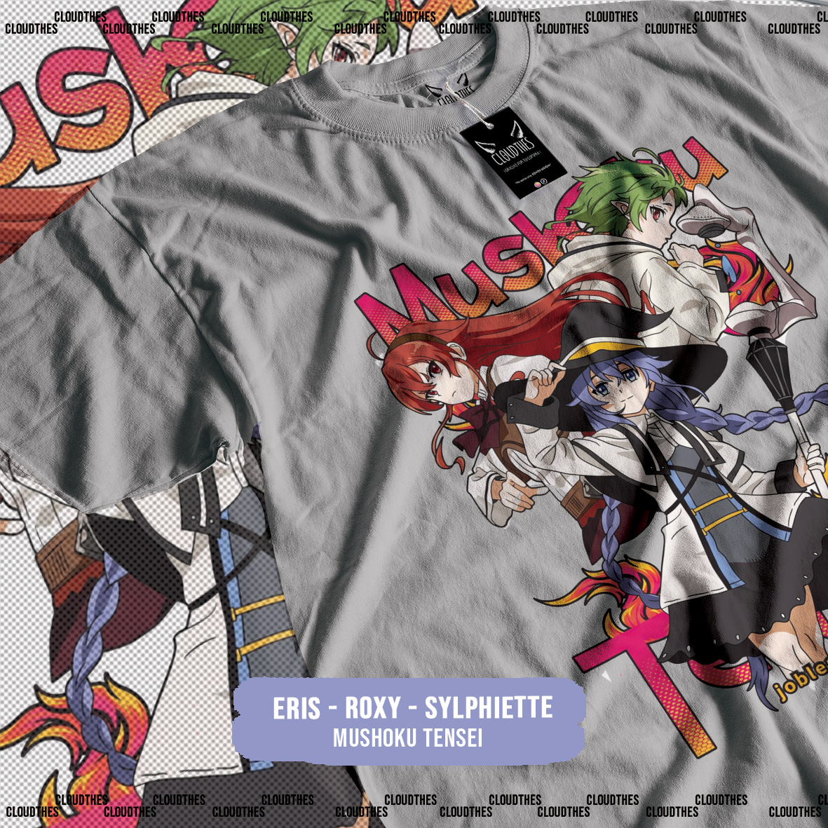 ☁️ MUSHOKU TENSEI | ERIS - ROXY - SYLPHIETTE - ALGODÓN - Image 4