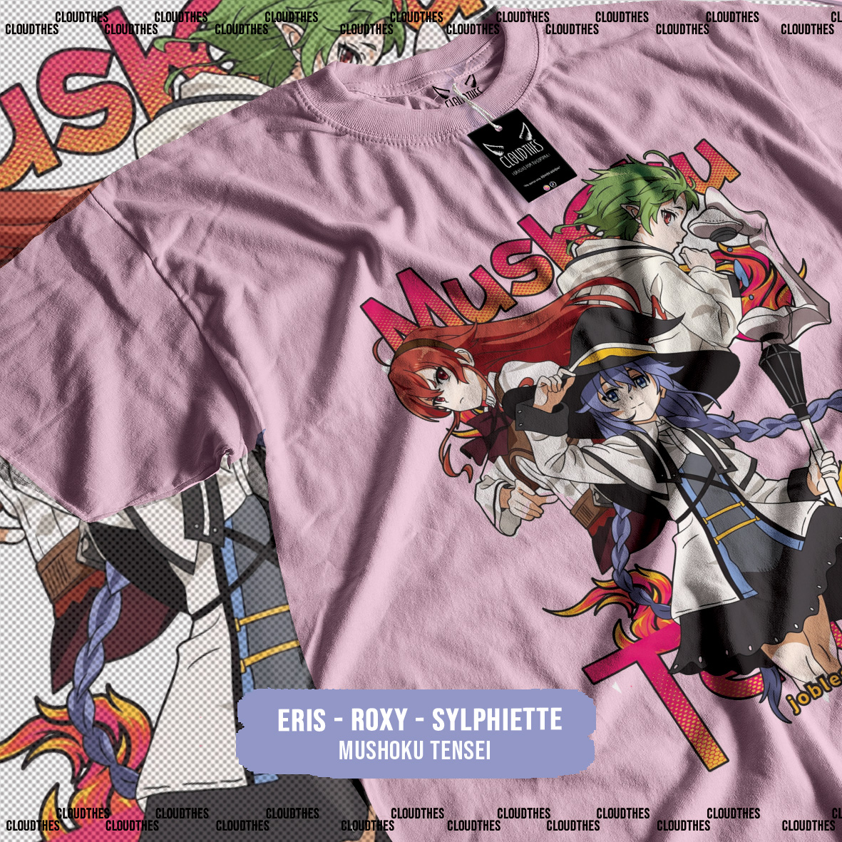 ☁️ MUSHOKU TENSEI | ERIS - ROXY - SYLPHIETTE - ALGODÓN - Image 2