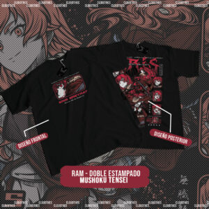 🔥 MUSHOKU TENSEI | ERIS DOBLE ESTAMPADO - ALGODÓN