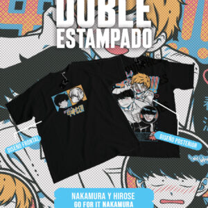 🔥 GO FOR IT! NAKAMURA-KUN | NAKAMURA x HIROSE DOBLE ESTAMPADO - ALGODÓN