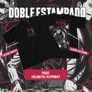 🔥 FULLMETAL ALCHEMIST | PRIDE DOBLE ESTAMPADO - ALGODÓN